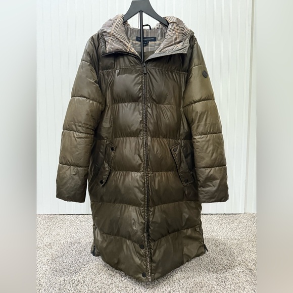 French Connection Khaki Puffer Jacket - Picture 1 of 5